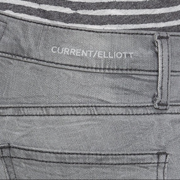 Gray CURENT/ELLIOTT Biker Skinny Jeans - Picture 6 of 8